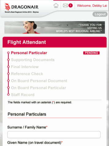Dragonair Integrated Recruitment System
